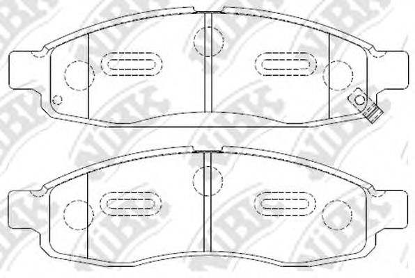 Купить запчасть NIBK - PN0428 Колодки тормозные дисковые NI ARMADA 5.5 2003 - 2006 PN0428
