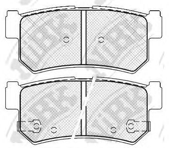 Купить запчасть NIBK - PN0440 Колодки тормозные дисковые SSANGYONG KYRON 2005 PN0440