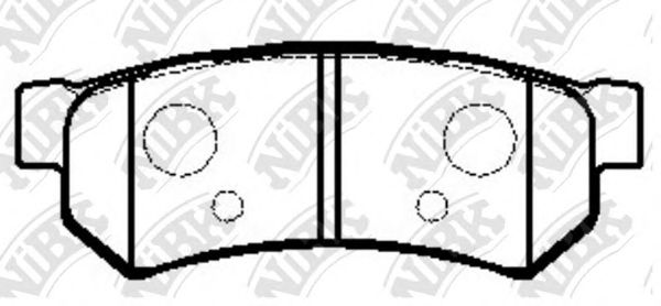 Купить запчасть NIBK - PN0442 Колодки тормозные дисковые CHEVROLET LACETTI 2005 PN0442