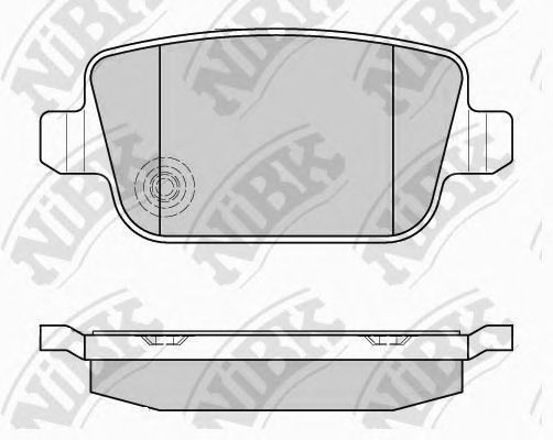 Купить запчасть NIBK - PN0461 Колодки задние (FORD GALAXY 06-, KUGA I, MONDEO IV, S-MAX 06-, VOLVO S80 II) PN0461
