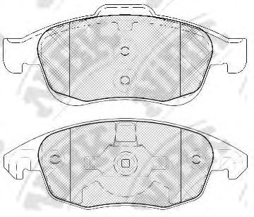 Купить запчасть NIBK - PN0471 Колодки тормозные дисковые CITROEN C4 2011 PN0471