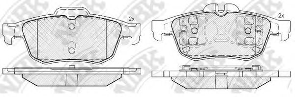 Купить запчасть NIBK - PN0521 Колодки тормозные дисковые NISSAN PRIMERA 2002 PN0521