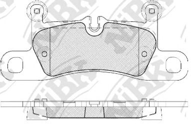 Купить запчасть NIBK - PN0565 Колодки задние (VW TOUAREG 3.0-4.2 10-/PORSCHE CAYENNE 3.0-4.8 10-) PN0565