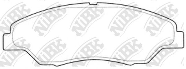 Купить запчасть NIBK - PN0634 Колодки тормозные дисковые KIA SPORTAGE 2.0 94-03 PN0634