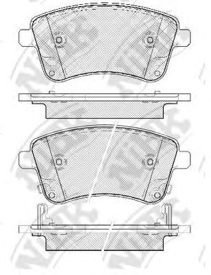 Купить запчасть NIBK - PN0703 Колодки тормозные дисковые KIA VENGA 10- PN0703