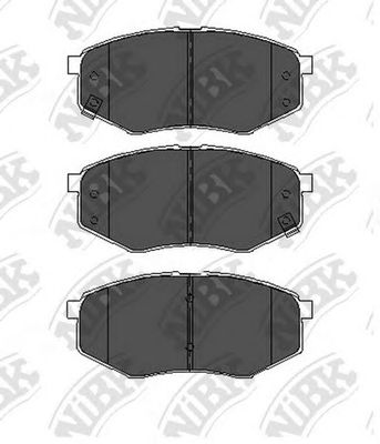 Купить запчасть NIBK - PN0704 Колодки тормозные дисковые KIA SOUL 14-/HYNDAI i20 10-/SONATA 09- PN0704