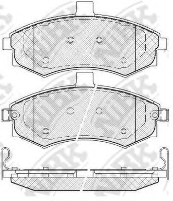 Купить запчасть NIBK - PN0788 Колодки тормозные дисковые HYUNDAI Elantra 1.6-2.0 (XD) 03- PN0788