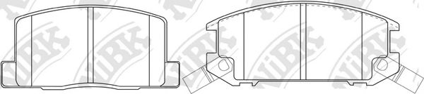Купить запчасть NIBK - PN1276 Колодки тормозные дисковые PN1276