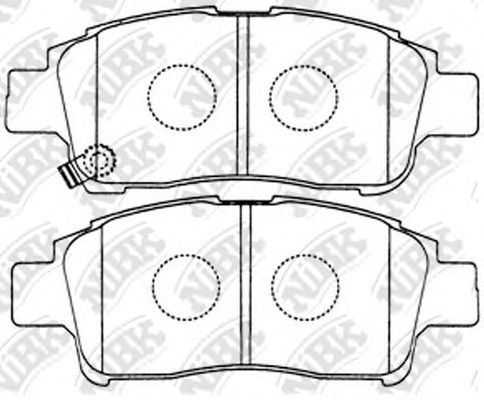 Купить запчасть NIBK - PN1471 Колодки передние (TOYOTA YARIS / VITZ 1.0-1.3 ) PN1471