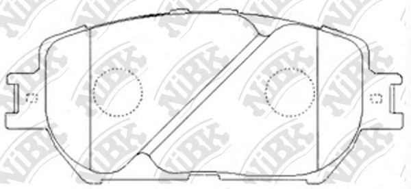 Купить запчасть NIBK - PN1479 Колодки передние (TOYOTA CAMRY (_V30_) 2.4/3.0 0104) PN1479