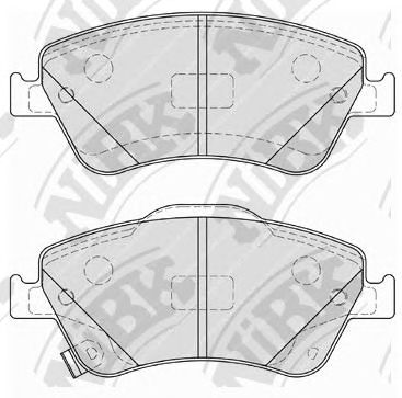 Купить запчасть NIBK - PN1835 Колодки тормозные дисковые зад TOYOTA AURIS (_E15_) 1.6 (ZRE151_) 03.2007 - 09.2012 <=> TOYOTA AURIS (_E15_) 1.4 (ZZE150_) 03.2007 - 09.2012 <=> TOYOTA COROLLA Saloon (_E18_, ZRE1_) 1.8 VVTi (ZRE172) 06.2013 - 