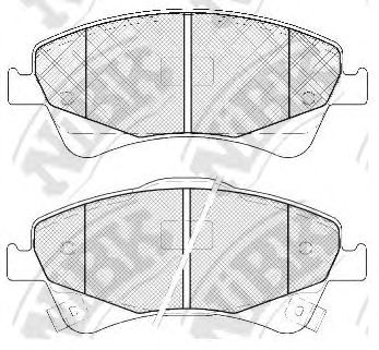 Купить запчасть NIBK - PN1837 Колодки тормозные дисковые TOYOTA VERSO 2009 PN1837