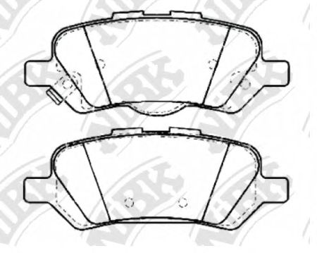 Купить запчасть NIBK - PN21002 Колодки тормозные дисковые TOYOTA VENZA 2008 PN21002