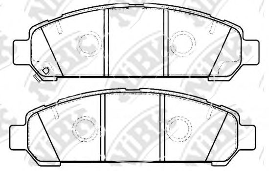 Купить запчасть NIBK - PN21003 Колодки тормозные дисковые TO VENZA 2.7 2008 PN21003