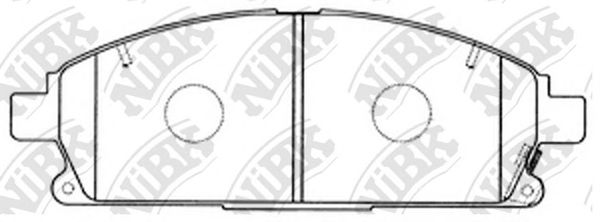 Купить запчасть NIBK - PN2389 Колодки тормозные NISSAN PATHFINDER 97-04/X-TRAIL 01-07 передние PN2389