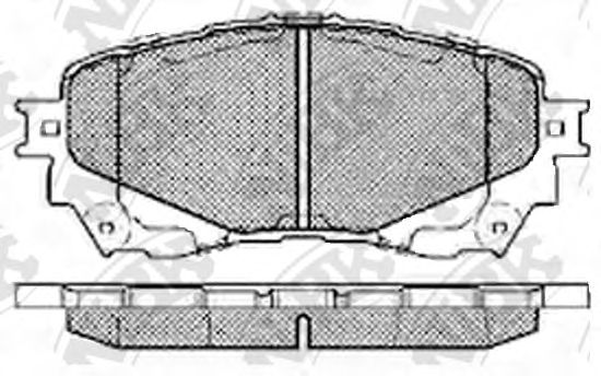 Купить запчасть NIBK - PN25002 Колодки тормозные дисковые MAZDA 6 2013 PN25002