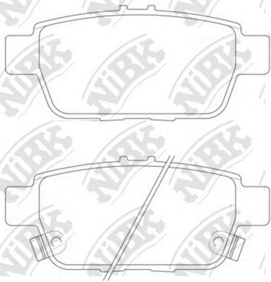 Купить запчасть NIBK - PN28004 Колодки тормозные дисковые PN28004