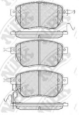 Купить запчасть NIBK - PN2901 Колодки передние (INFINITI FX35/45 03-/NISSAN MURANO 05-) PN2901