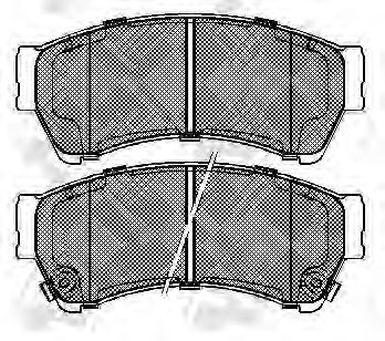 Купить запчасть NIBK - PN5806 Колодки тормозные дисковые перед MAZDA 6 07 PN5806