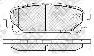 Купить запчасть NIBK - PN7801 Колодки задние (SUBARU IMPREZA 2.0 11.02-) PN7801