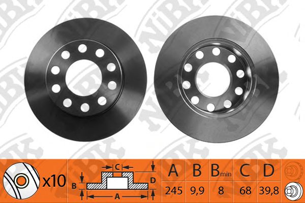 Купить запчасть NIBK - RN1153 
