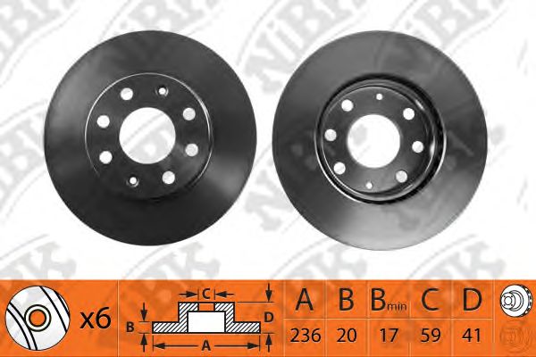 Купить запчасть NIBK - RN1206 