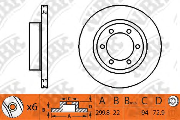Купить запчасть NIBK - RN1249 / RN1249V Диск тормозной зад MITSUBISHI PAJERO IV (V8_W, V9_W) 3.0 4WD 02.2007 - <=> MITSUBISHI PAJERO IV (V8_W, V9_W) 3.8 V6 (V87W, V97W) 02.2007 - <=> MITSUBISHI PAJERO IV (V8_W, V9_W) 3.2 DI-D 4WD (V98W, V88W) 01.2009 -