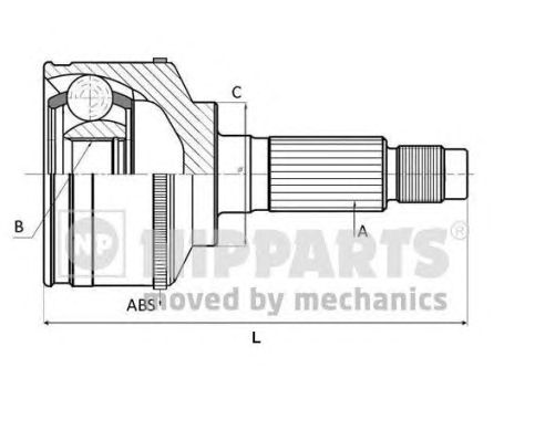 Купить запчасть NIPPARTS - N2820318 ШРУС N2820318