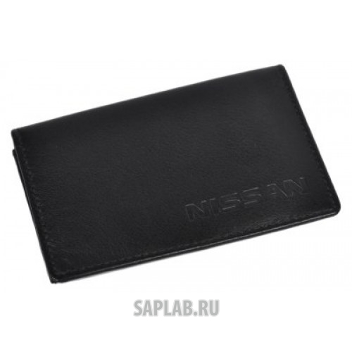 Купить запчасть NISSAN - 999BCH1047 Кожаный футляр для визитных карт Nissan Business Card Case, Black