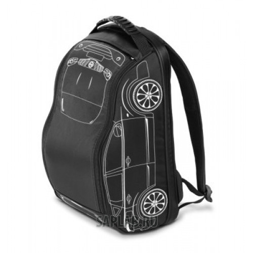 Купить запчасть NISSAN - 999SRQ2413 Рюкзак Nissan Qashqai Backpack, Black, артикул 999SRQ2413