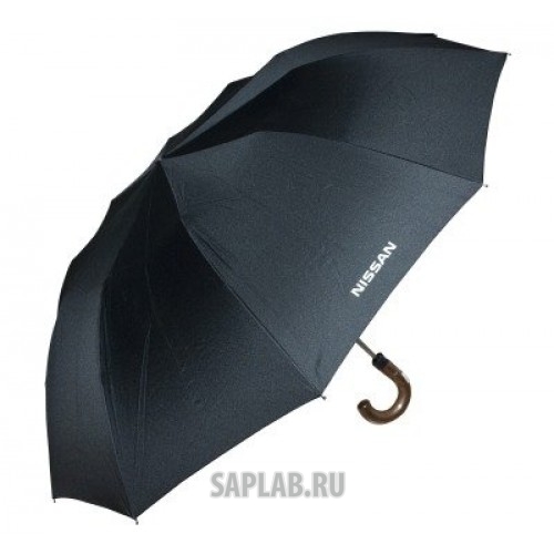 Купить запчасть NISSAN - 999UMBAV2K Складной зонт Nissan Compact Umbrella, Dr. Koffer, Magnum Auto, Black