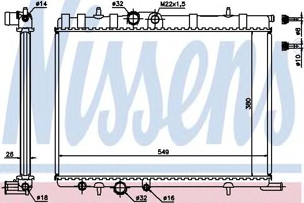 Купить запчасть NISSENS - 63502A 