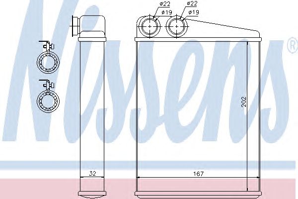 Купить запчасть NISSENS - 72046 Радиатор печки MERCEDES GL X164, ML W164 72046