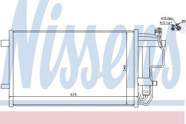Купить запчасть NISSENS - 940149 Конденсер с осушителем MAZDA 3 (BL) 940149