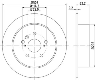 Купить запчасть Nisshinbo - ND1004K Диск тормозной зад TOYOTA RAV 4 II (_A2_) 2.0 4WD (ACA21, ACA20) 06.2000 - 11.2005 <=> CHERY TIGGO 1.6 06.2011 - 12.2014
