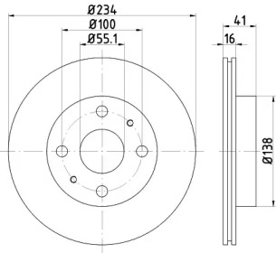 Купить запчасть Nisshinbo - ND1020K Диск тормозной перед DAIHATSU CUORE VI (L251, L250_, L260_) 1.0 05.2003 - <=> DAIHATSU SIRION (M3_) 1.0 01.2005 -