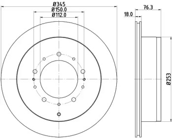 Купить запчасть Nisshinbo - ND1029K Диск тормозной зад TOYOTA LAND CRUISER 200 (_J2_) 4.5 D4-D 08.2007 - <=> LEXUS LX (_J2_) 570 (URJ201_) 11.2007 -