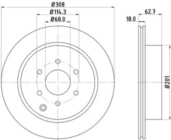 Купить запчасть Nisshinbo - ND2032K Диск тормозной зад NISSAN PATHFINDER III (R51) 2.5 dCi 4WD 03.2005 - <=> NISSAN PATHFINDER III (R51) 2.5 dCi 4WD 08.2010 -