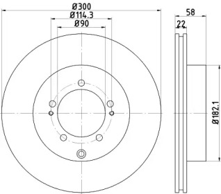 Купить запчасть Nisshinbo - ND3006K Диск тормозной зад MITSUBISHI LANCER VII (CS_A, CT_A) EVO VIII - 260 (CT9A) 03.2004 - 07.2005 <=> MITSUBISHI LANCER VII (CS_A, CT_A) EVO IX (CT9A) 01.2005 - 09.2007