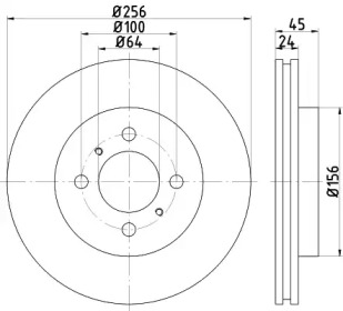 Купить запчасть Nisshinbo - ND3020K Диск тормозной перед HAFEI SIGMA / SAIMA 1.3 02.2003 - 12.2008 <=> HAFEI SIGMA / SAIMA 1.6 01.2002 - 12.2009