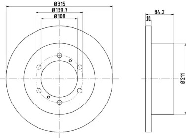 Купить запчасть Nisshinbo - ND3035 Диск тормозной зад MITSUBISHI PAJERO SPORT I (K7_, K9_) 3.0 V6 (K96W) 06.2000 - <=> MITSUBISHI PAJERO SPORT I (K7_, K9_) 2.5 TD (K94W) 11.1998 -