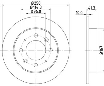 Купить запчасть Nisshinbo - ND6006K Диск тормозной зад KIA CERATO Saloon (LD) 1.6 05.2006 - <=> KIA CERATO Saloon (LD) 1.6 04.2004 -