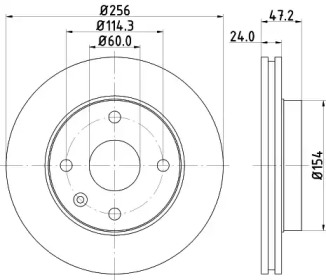 Купить запчасть Nisshinbo - ND6008 Диск тормозной перед CHEVROLET EPICA (KL1_) 2.0 06.2006 - <=> DAEWOO REZZO (U100) 1.6 SX 08.2001 - 12.2004