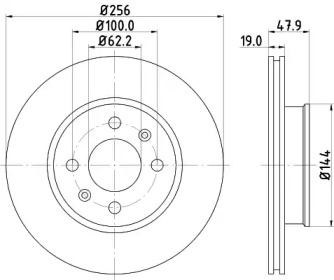 Купить запчасть Nisshinbo - ND6014K Диск тормозной перед HYUNDAI GETZ (TB) 1.4 i 08.2005 - 12.2010 <=> HYUNDAI GETZ (TB) 1.3 i 09.2002 - 03.2004