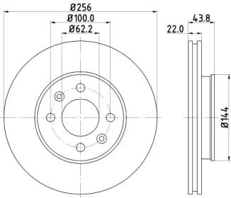 Купить запчасть NISSHINBO - ND6031K Диск тормозной перед HYUNDAI ACCENT IV Saloon (RB) 1.6 11.2010 -  <=> KIA RIO III Saloon (UB) 1.6 CVVT 06.2012 - 