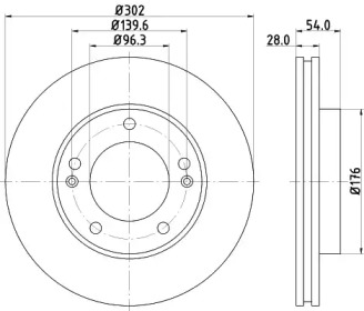 Купить запчасть Nisshinbo - ND6059K Диск тормозной перед KIA SORENTO I (JC) 2.5 CRDi 12.2006 - <=> KIA SORENTO I (JC) 2.5 CRDi 08.2002 -