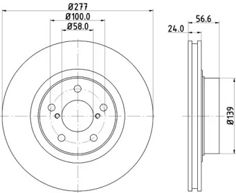 Купить запчасть Nisshinbo - ND7003K Диск тормозной перед SUBARU FORESTER (SH_) 2.0 AWD 01.2010 - <=> SUBARU FORESTER (SG_) 2.0 X AWD 06.2005 - 05.2008