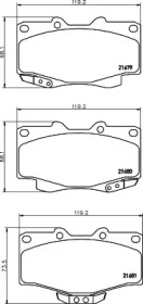 Купить запчасть Nisshinbo - NP1003 Колодки тормозные дисковые перед GREAT WALL SAFE Closed Off-Road Vehicle 2.2 All-wheel Drive 05.2002 - 07.2009 <=> TOYOTA LAND CRUISER 90 (_J9_) 3.4 i 24V (VZJ90_, VZJ95_) 03.1996 - 12.2002
