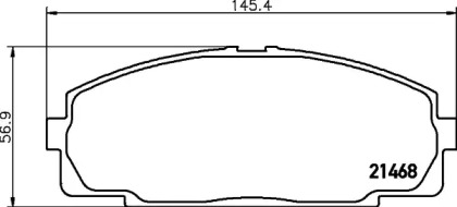 Купить запчасть Nisshinbo - NP1004 Колодки тормозные дисковые перед (PF-1144) TOYOTA HIACE III Wagon (_H1_) 2.4 D (LH5_, LH6_, LH7_, LH10_, LH11_) 08.1987 - 12.2004 <=> TOYOTA HIACE II Wagon (LH7_, LH5_, LH6_, YH7_, YH6_, YH5_) 2.4 D (H5G) 08.1984 - 08.1989