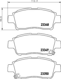Купить запчасть Nisshinbo - NP1007 Колодки тормозные дисковые перед TOYOTA YARIS (_P1_) 1.0 (SCP10_) 04.1999 - 09.2005 <=> TOYOTA YARIS (_P1_) 1.3 (NCP10_, SCP12_) 11.1999 - 10.2005